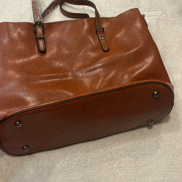 Brown Leather Women's Bag - Picture 6 of 10